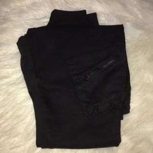 Fashion Nova plus size stretch cargo style denim